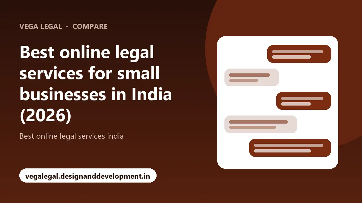 Best online legal services for small businesses in India (2026)